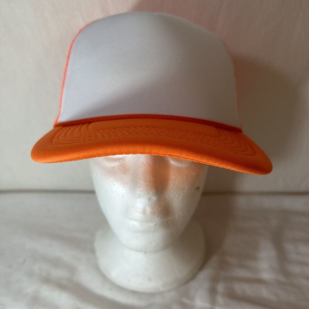 TOP HEADWEAR Blank Trucker Hat - Mens Trucker Hats Foam Mesh Snapback One Size